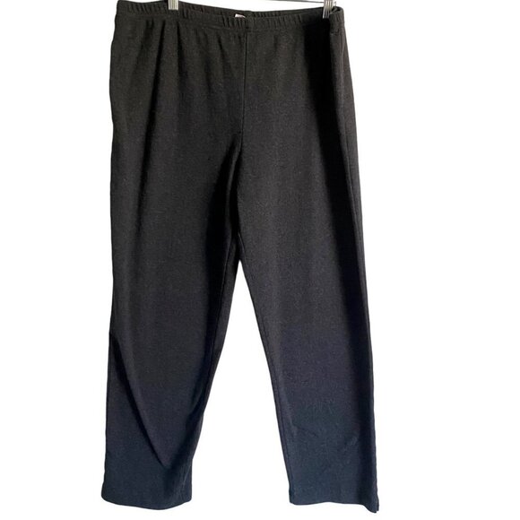 Chico's Design Charcoal Gray Pull On Pants Size 3 US Size 16 XL NEW - Picture 1 of 9